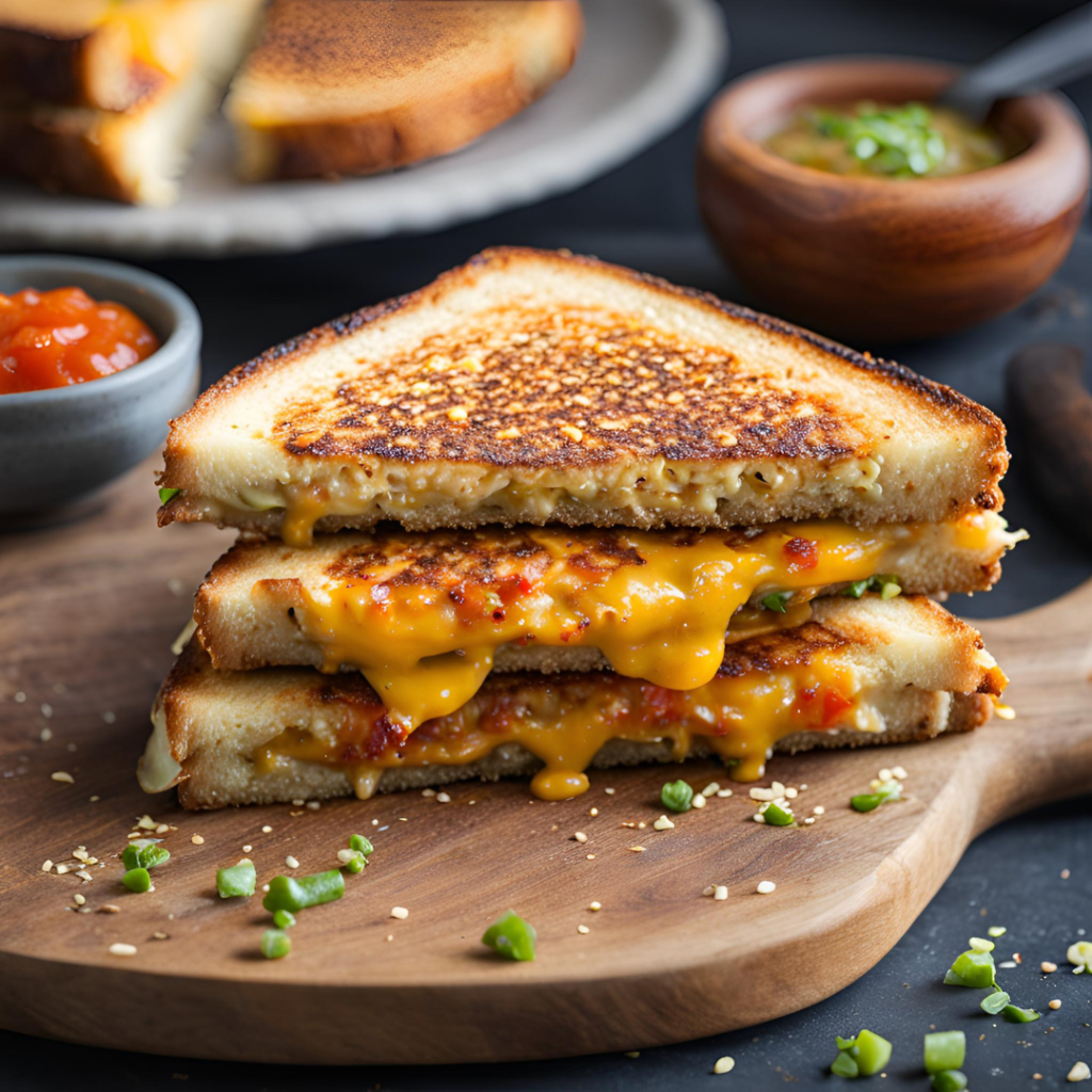 Schezwan Grilled Cheese Sandwich