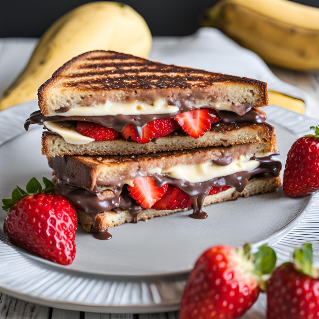 Strawberry Banana Sandwich